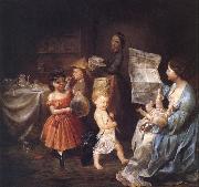 Lilly martin spencer War Spirit at Home oil painting reproduction